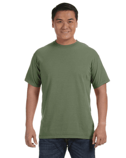 Sample of Comfort Colors C1717 - Adult Heavyweight RS T-Shirt in MOSS from side front