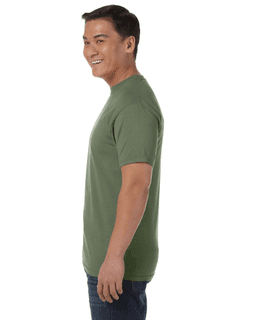 Sample of Comfort Colors C1717 - Adult Heavyweight RS T-Shirt in MOSS from side sleeveright