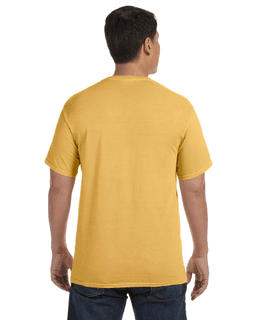 Sample of Comfort Colors C1717 - Adult Heavyweight RS T-Shirt in MUSTARD from side back