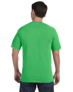 Sample of Comfort Colors C1717 - Adult Heavyweight RS T-Shirt in NEON GREEN from side back