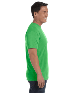 Sample of Comfort Colors C1717 - Adult Heavyweight RS T-Shirt in NEON GREEN from side sleeveleft