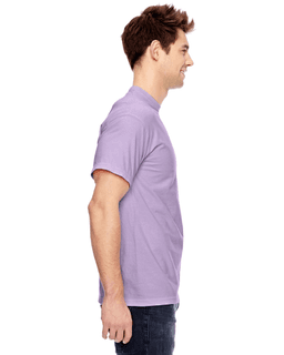 Sample of Comfort Colors C1717 - Adult Heavyweight RS T-Shirt in ORCHID from side sleeveleft