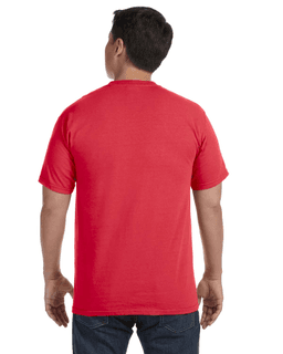 Sample of Comfort Colors C1717 - Adult Heavyweight RS T-Shirt in PAPRIKA from side back