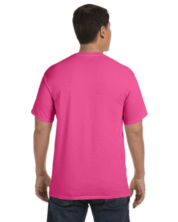 Sample of Comfort Colors C1717 - Adult Heavyweight RS T-Shirt in PEONY from side back