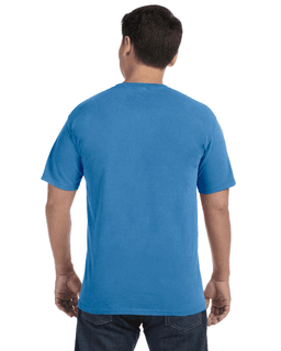 Sample of Comfort Colors C1717 - Adult Heavyweight RS T-Shirt in ROYAL CARIBE from side back