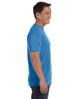 Sample of Comfort Colors C1717 - Adult Heavyweight RS T-Shirt in ROYAL CARIBE from side sleeveleft