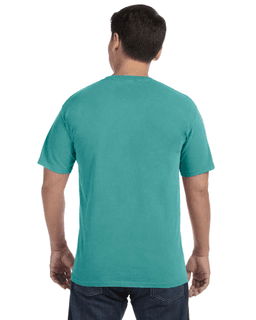 Sample of Comfort Colors C1717 - Adult Heavyweight RS T-Shirt in SEA from side back