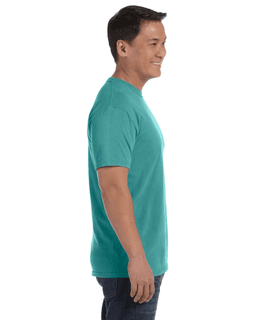 Sample of Comfort Colors C1717 - Adult Heavyweight RS T-Shirt in SEA from side sleeveleft