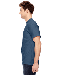 Sample of Comfort Colors C1717 - Adult Heavyweight RS T-Shirt in TRUE NAVY from side sleeveright