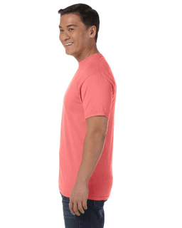 Sample of Comfort Colors C1717 - Adult Heavyweight RS T-Shirt in WATERMELON from side sleeveright