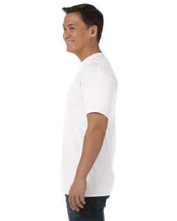 Sample of Comfort Colors C1717 - Adult Heavyweight RS T-Shirt in WHITE from side sleeveright