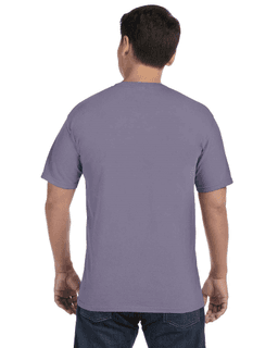 Sample of Comfort Colors C1717 - Adult Heavyweight RS T-Shirt in WINE from side back