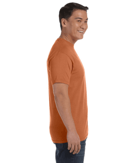 Sample of Comfort Colors C1717 - Adult Heavyweight RS T-Shirt in YAM from side sleeveleft