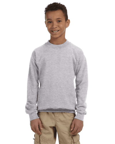 Sample of Gildan G180B - Youth Heavy Blend  8 oz., 50/50 Fleece Crew in SPORT GREY style