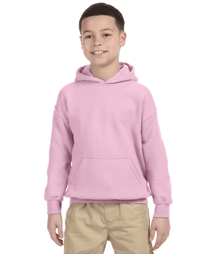 Sample of Gildan G185B - Youth 8 oz., 50/50 Hoodie in LIGHT PINK style