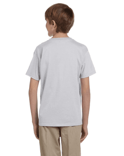 Sample of Gildan 2000B - Youth Ultra Cotton 6 oz. T-Shirt in ASH GREY from side back