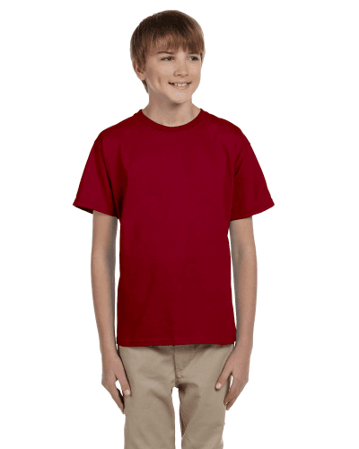 Sample of Gildan 2000B - Youth Ultra Cotton 6 oz. T-Shirt in CARDINAL RED style