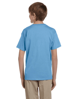 Sample of Gildan 2000B - Youth Ultra Cotton 6 oz. T-Shirt in CAROLINA BLUE from side back