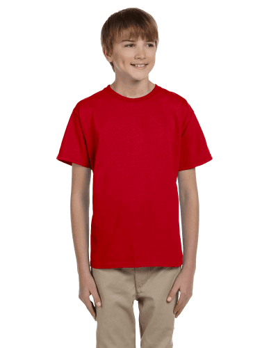 Sample of Gildan 2000B - Youth Ultra Cotton 6 oz. T-Shirt in CHERRY RED style