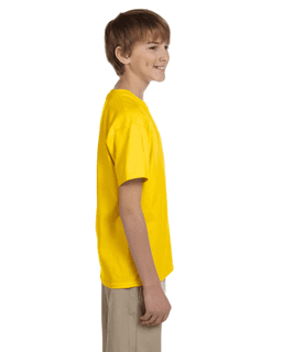 Sample of Gildan 2000B - Youth Ultra Cotton 6 oz. T-Shirt in DAISY from side sleeveleft