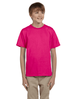 Sample of Gildan 2000B - Youth Ultra Cotton 6 oz. T-Shirt in HELICONIA from side front