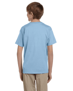 Sample of Gildan 2000B - Youth Ultra Cotton 6 oz. T-Shirt in LIGHT BLUE from side back