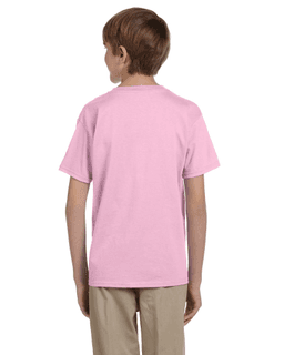 Sample of Gildan 2000B - Youth Ultra Cotton 6 oz. T-Shirt in LIGHT PINK from side back