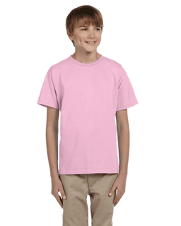 Sample of Gildan 2000B - Youth Ultra Cotton 6 oz. T-Shirt in LIGHT PINK from side front