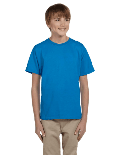 Sample of Gildan 2000B - Youth Ultra Cotton 6 oz. T-Shirt in SAPPHIRE style