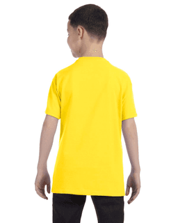 Sample of Gildan G500B - Youth 5.3 oz. T-Shirt in DAISY from side back