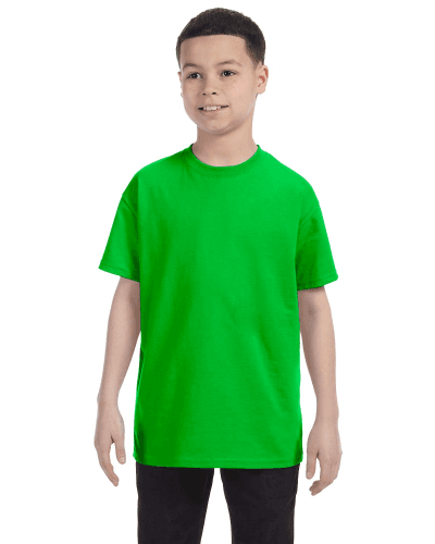 Sample of Gildan G500B - Youth 5.3 oz. T-Shirt in ELECTRIC GREEN style