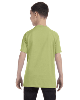 Sample of Gildan G500B - Youth 5.3 oz. T-Shirt in KIWI from side back