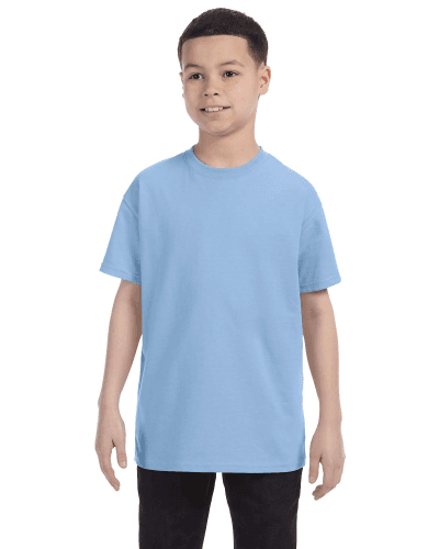 Sample of Gildan G500B - Youth 5.3 oz. T-Shirt in LIGHT BLUE style