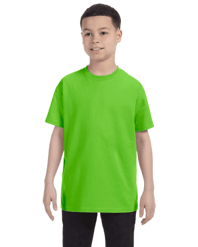 Sample of Gildan G500B - Youth 5.3 oz. T-Shirt in LIME style