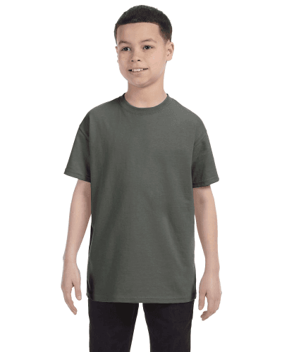 Sample of Gildan G500B - Youth 5.3 oz. T-Shirt in MILITARY GREEN style