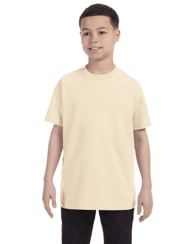 Sample of Gildan G500B - Youth 5.3 oz. T-Shirt in NATURAL style