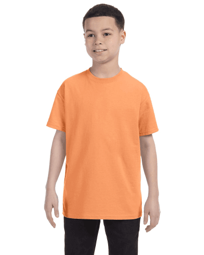 Sample of Gildan G500B - Youth 5.3 oz. T-Shirt in OLD GOLD style