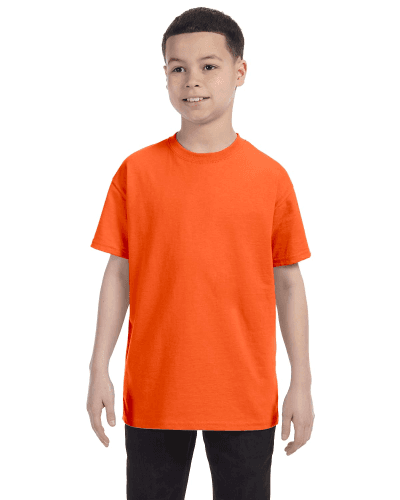 Sample of Gildan G500B - Youth 5.3 oz. T-Shirt in ORANGE style