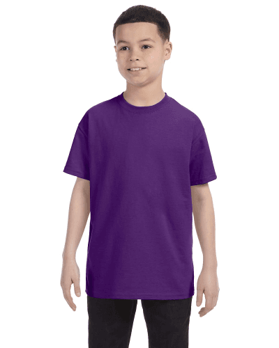 Sample of Gildan G500B - Youth 5.3 oz. T-Shirt in PURPLE style