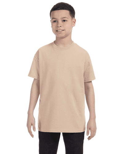 Sample of Gildan G500B - Youth 5.3 oz. T-Shirt in SAND style