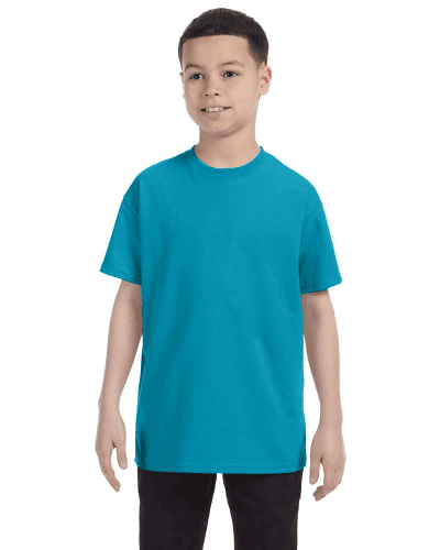 Sample of Gildan G500B - Youth 5.3 oz. T-Shirt in TROPICAL BLUE style