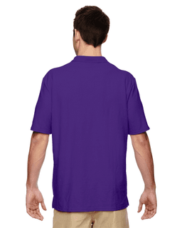 Sample of Gildan G728 - Adult DryBlend 6.3 oz. Double Pique Polo in PURPLE from side back