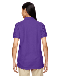 Sample of Gildan G728L - Ladies' DryBlend 6.3 oz. Double Pique Polo in PURPLE from side back