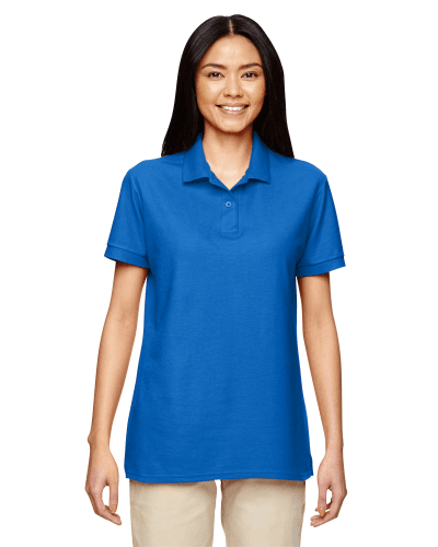 Sample of Gildan G728L - Ladies' DryBlend 6.3 oz. Double Pique Polo in ROYAL style