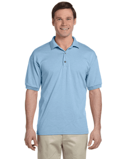 Sample of Gildan G880 - Adult 6 oz. 50/50 Jersey Polo in LIGHT BLUE from side front