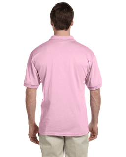 Sample of Gildan G880 - Adult 6 oz. 50/50 Jersey Polo in LIGHT PINK from side back