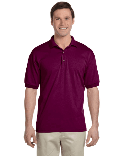 Sample of Gildan G880 - Adult 6 oz. 50/50 Jersey Polo in MAROON style