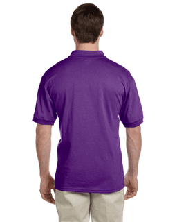 Sample of Gildan G880 - Adult 6 oz. 50/50 Jersey Polo in PURPLE from side back