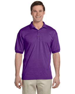 Sample of Gildan G880 - Adult 6 oz. 50/50 Jersey Polo in PURPLE from side front