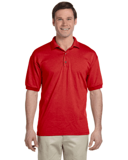 Sample of Gildan G880 - Adult 6 oz. 50/50 Jersey Polo in RED from side front